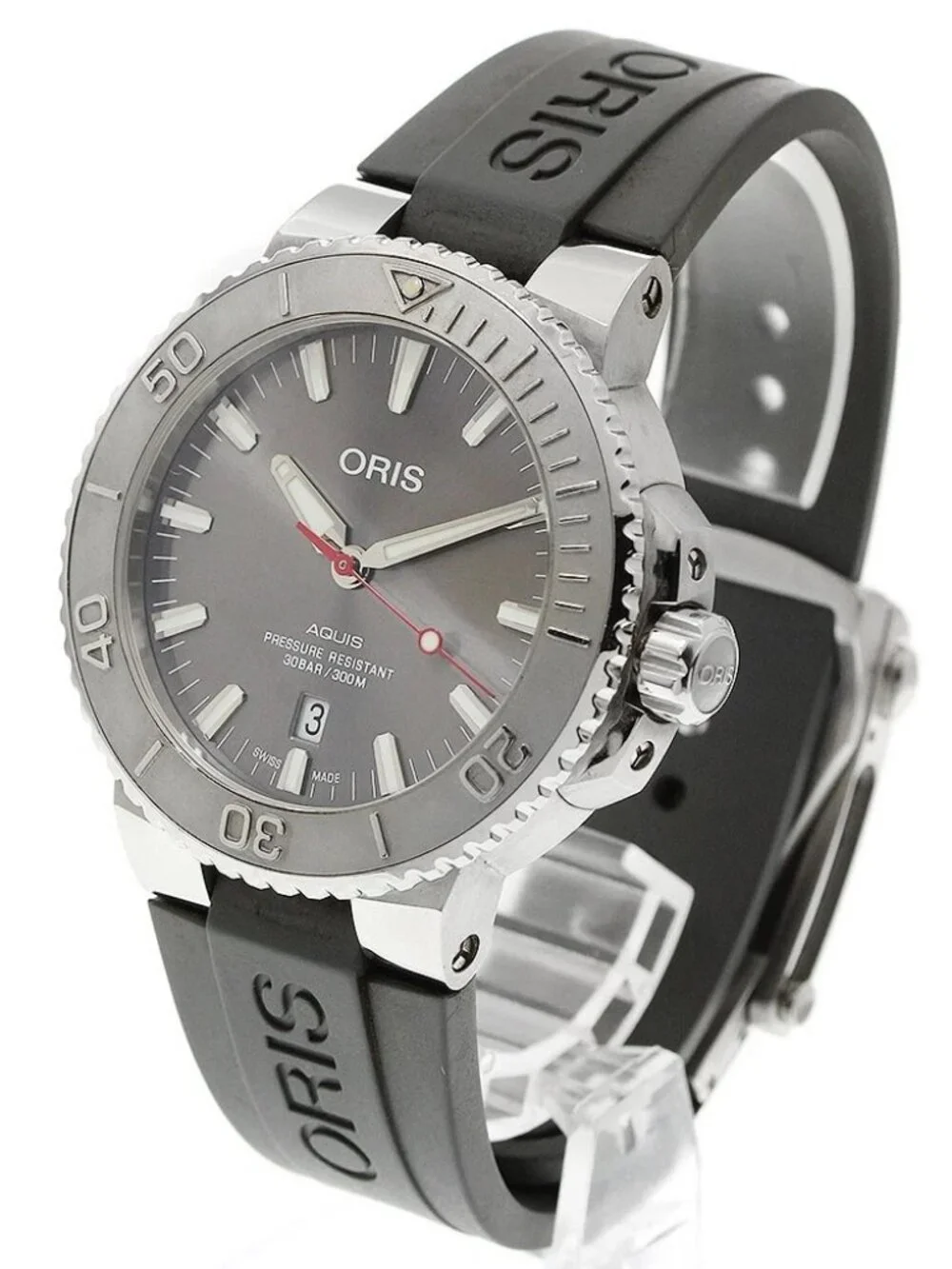 ORIS Aquis Date Relief 01 733 7730 4153-07 gray Dial Automatic Men's_967958